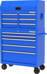 Kobalt 36-in W x 38-in H 5-Drawer Steel Rolling Tool Cabinet (Blue)