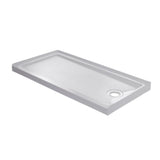 60 in. x 32 in. Single Threshold Right Drain Shower Base in White - Super Arbor
