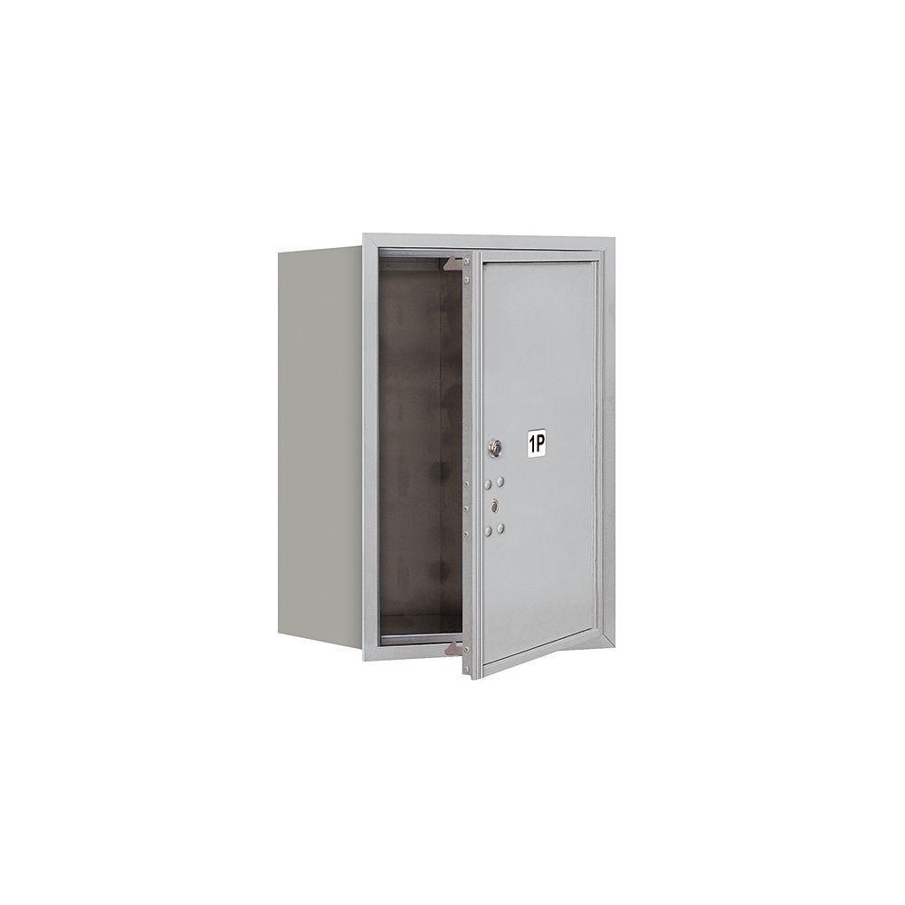 3700 Series Private Front Loading 6 Door High Unit 23-1/2 in. Parcel Locker 1 PL6 4C Horizontal Mailbox in Bronze - Super Arbor