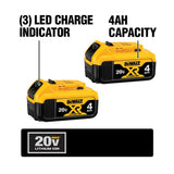 20-Volt MAX Lithium-Ion Cordless 1/4 in. Impact Driver Kit with (2) Batteries 4Ah, Charger and Case