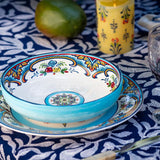 Zanzibar 4-Piece Earthenware Pasta Bowl Set