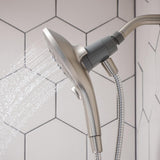 Attract with Magnetix 6-Spray 5.5 in. Single Wall Mount¬†Handheld Adjustable Shower Head in Spot Resist Brushed Nickel - Super Arbor