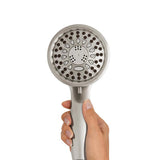 5-Spray 3.5 in. Single Wall Mount Low Flow Handheld Adjustable Shower Head in Brushed Nickel - Super Arbor