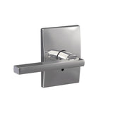 Custom Latitude Matte Black Century Trim Combined Interior Door Lever - Super Arbor