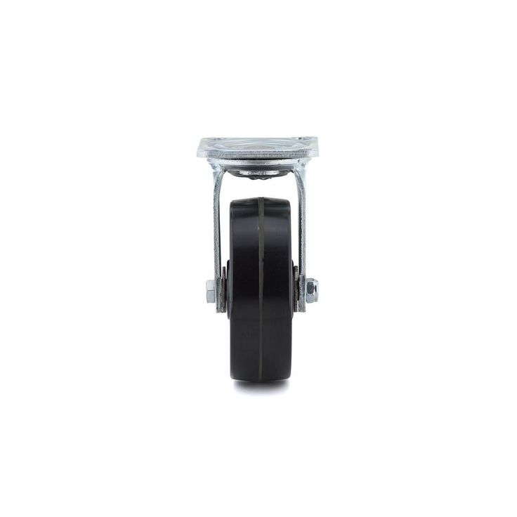 5-31/32 in. black Swivel Without Brake plate Caster, 881.9 lb. Load Rating