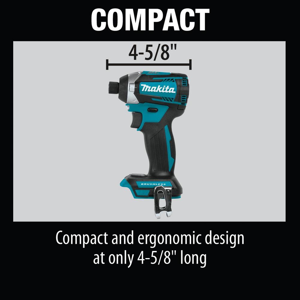 18-Volt LXT Brushless 3-Speed Impact Driver with ImpactXPS Insert Bit Holder and ImpactXPS 3 Pc. Socket Adapter Set - Super Arbor