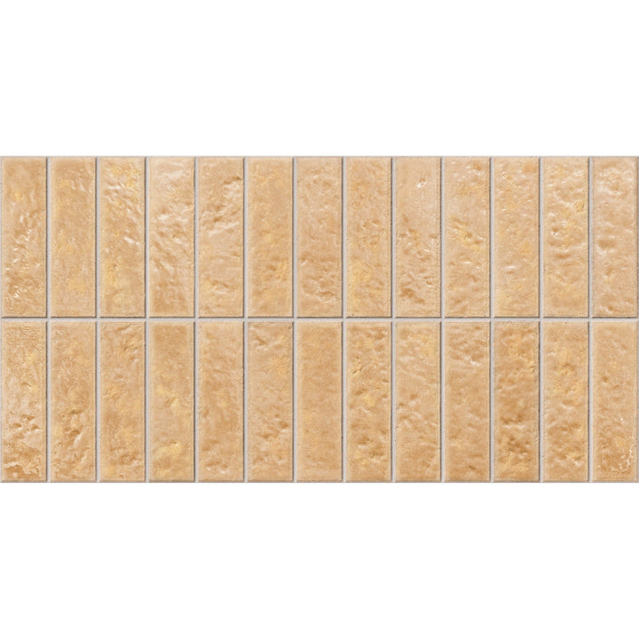 Giorbello Villora Honey 12-in x 24-in Glazed Porcelain Handcrafted look Wall Tile product image
