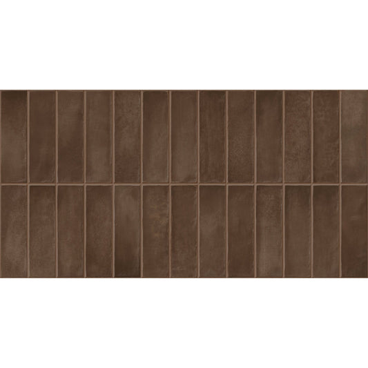 Giorbello Artis Brown 12-in x 24-in Glazed Porcelain Handcrafted look Wall Tile product image