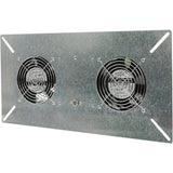 18 in. x 9 in. Silver Galvanized Steel Crawl Space Fan Vent - Super Arbor