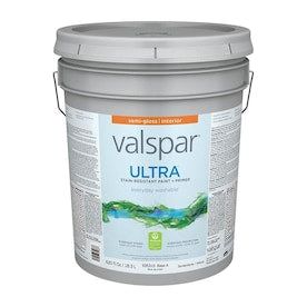 Valspar Ultra White/Base A Semi-Gloss Latex Tintable Paint (Actual Net Contents: 620-fl oz)