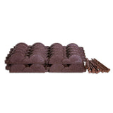 Valley View Industries 20 ft., 12 in. Pieces Dark Brown Rubber Edging - Super Arbor