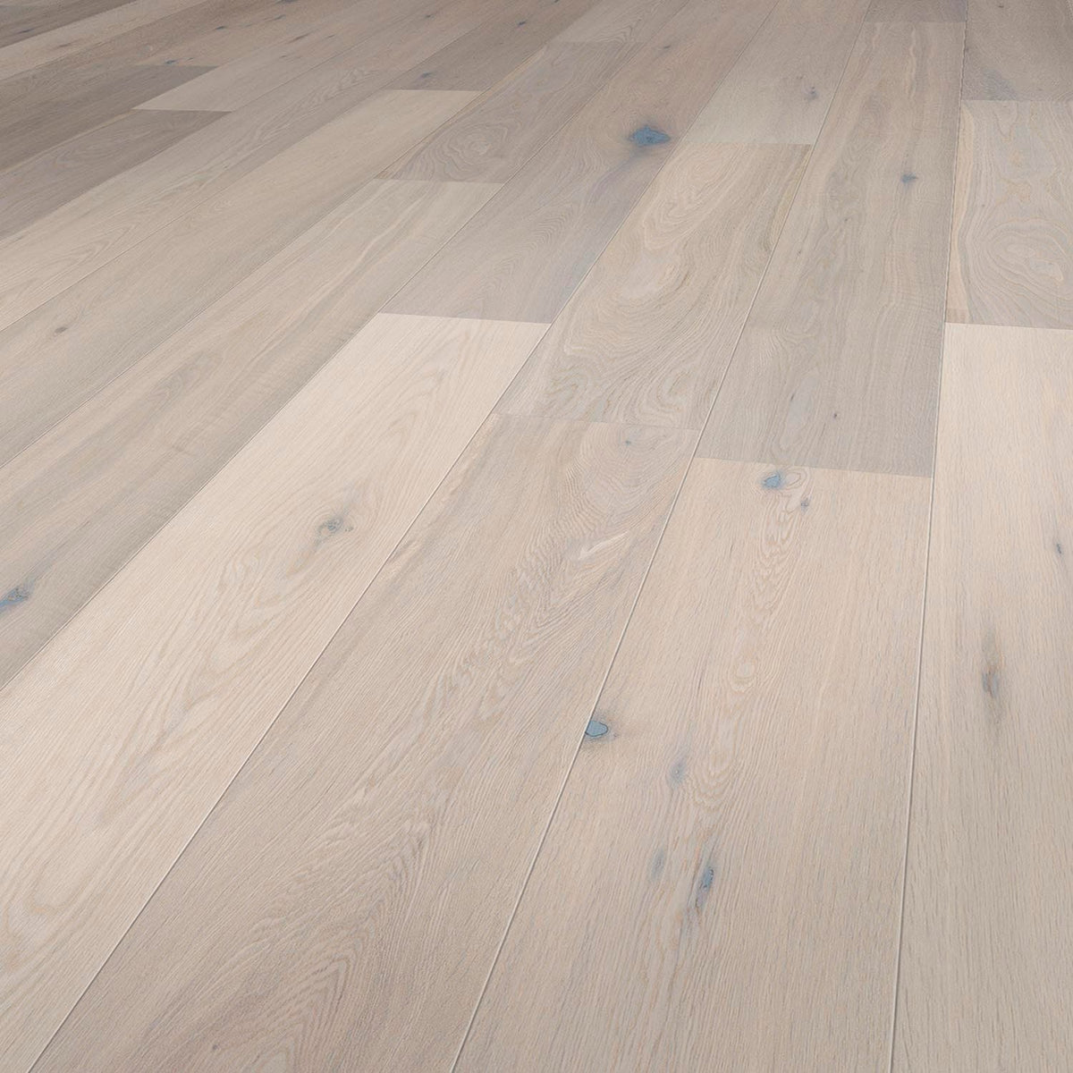 Solidfloor Oak Smoked White hardwood flooring — surface grain detail