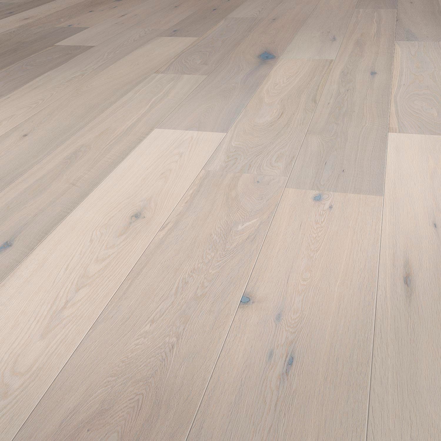 Solidfloor Oak Smoked White hardwood flooring — surface grain detail