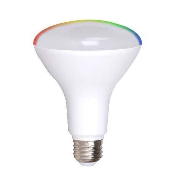 Simply Conserve 60-Watt Equivalent BR30 ENERGY STAR Smart LED Light Bulb with Color Select No Hub Required (4-Pack)