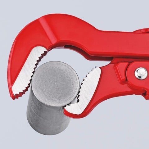 KNIPEX 17 in. Swedish Pipe Wrench with S-Shape Jaw