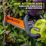 RYOBI ONE+ 22 in. 18-Volt Lithium-Ion Cordless Hedge Trimmer (Tool Only)