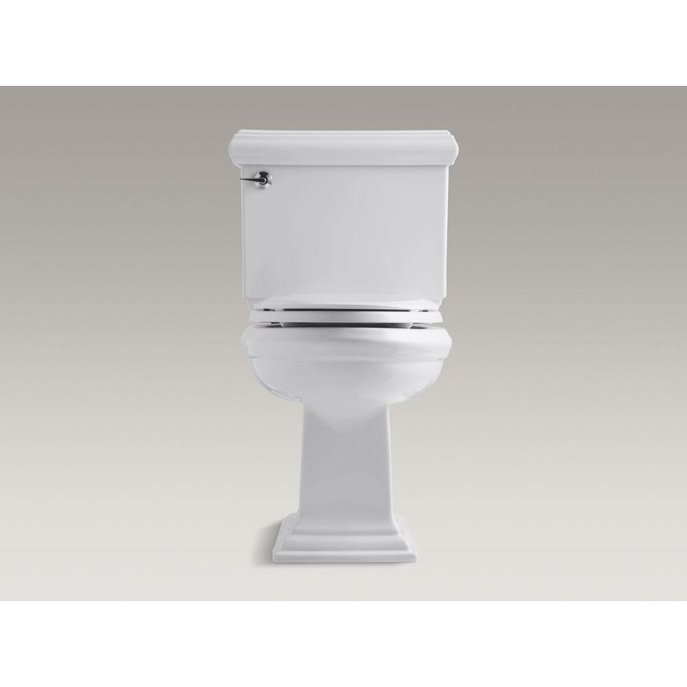 Memoirs Classic 2-piece 1.28 GPF Single Flush Elongated Toilet with AquaPiston Flush Technology in Ice Grey - Super Arbor