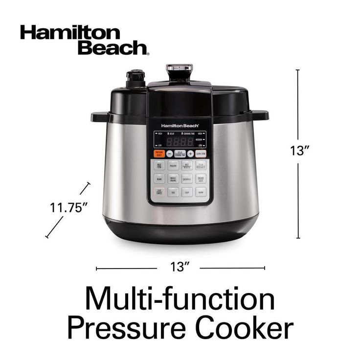 Multi-Function 6 Qt. Stainless Steel Electric Pressure Cooker