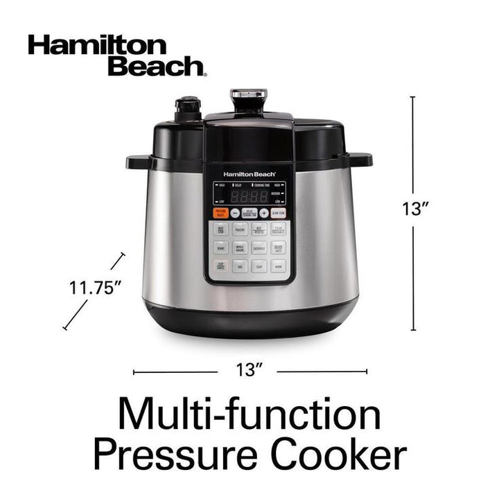 Multi-Function 6 Qt. Stainless Steel Electric Pressure Cooker