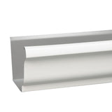 5 in. x 10 ft. White Traditional Vinyl Gutter