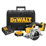 20-Volt MAX Lithium-Ion Cordless Metal Cutting Circular Saw Kit with Bonus 6.0 Ahr Battery Pack