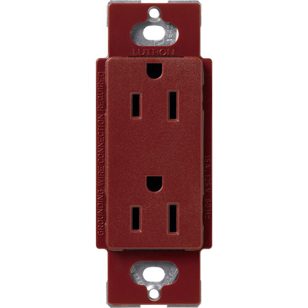 Claro 15 Amp Duplex Outlet, White - Super Arbor