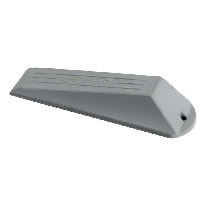 Grey Rubber 5-1/3 in. Door Stop Wedge