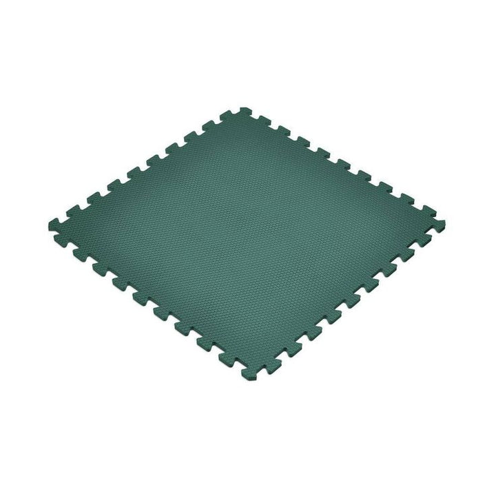 Norsk Dark Green 24 in. x 24 in. EVA Foam Non-Toxic Solid Color Interlocking Tile (24-Tile)
