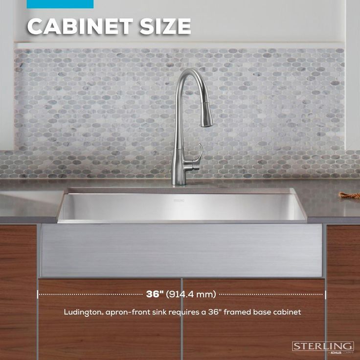 KOHLER Ludington Farmhouse Apron Front Stainless Steel 32 in. Single Bowl Kitchen Sink Kit with Accessories
