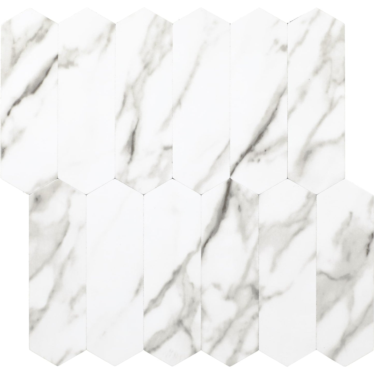 Daltile Smart Stick Skyline 11-in x 11-in Matte PVC Picket Peel and stick Mosaic Wall Tile product image
