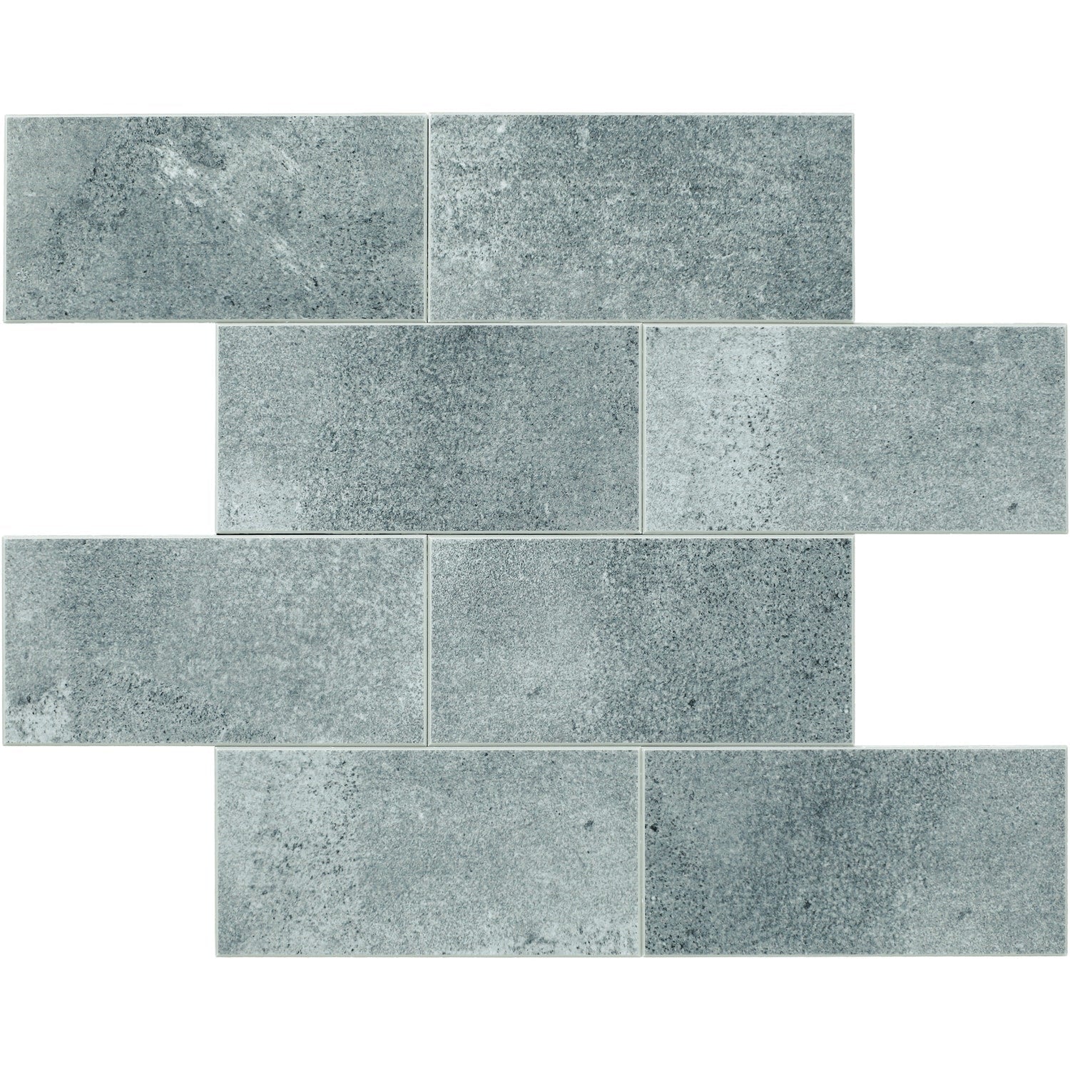 Daltile Smart Stick Sky Blue 10-in x 13-in Glossy PVC Peel and stick Mosaic Wall Tile product image
