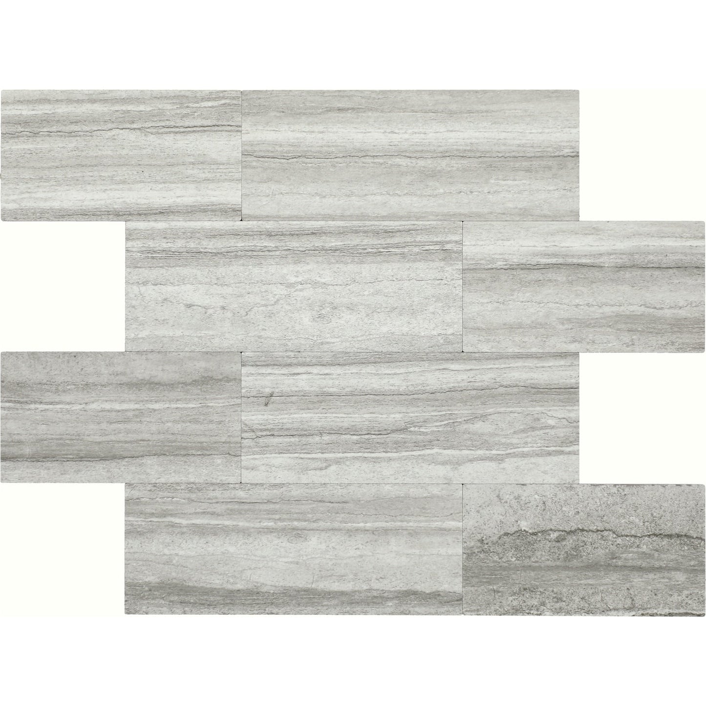 Daltile Smart Stick Stone Mist 10-in x 14-in Matte PVC Peel and stick Mosaic Wall Tile product image