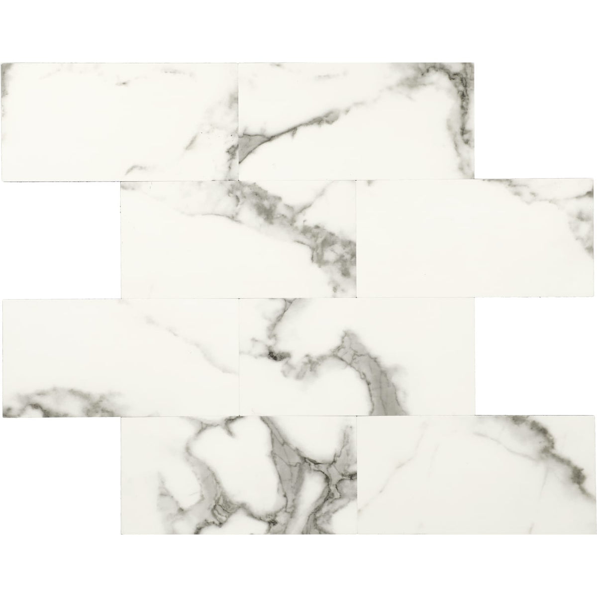 Daltile Smart Stick Marble Frost 12-in x 15-in Matte PVC Peel and stick Mosaic Wall Tile product image