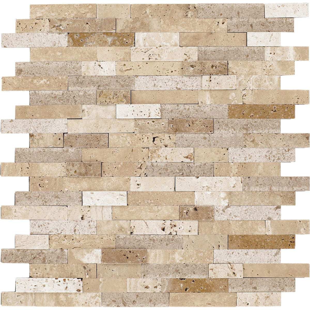 Daltile Smart Stick Brilliant Beige 11-in x 11-in Multi-finish PVC Peel and stick Mosaic Wall Tile product image