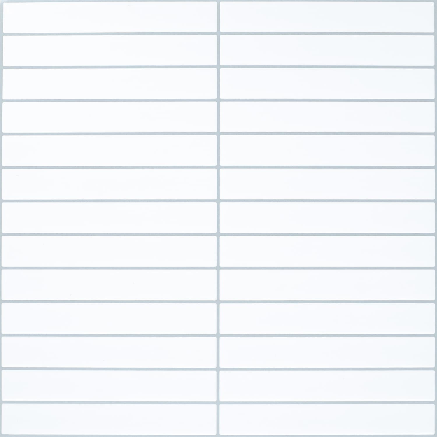 Daltile Smart Stick Glacier 12-in x 12-in Glossy PVC Peel and stick Mosaic Wall Tile product image