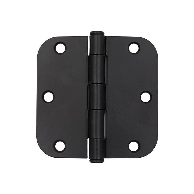 3-1/2 in. Square Corner Satin Brass Door Hinge Value Pack (24-Pack)