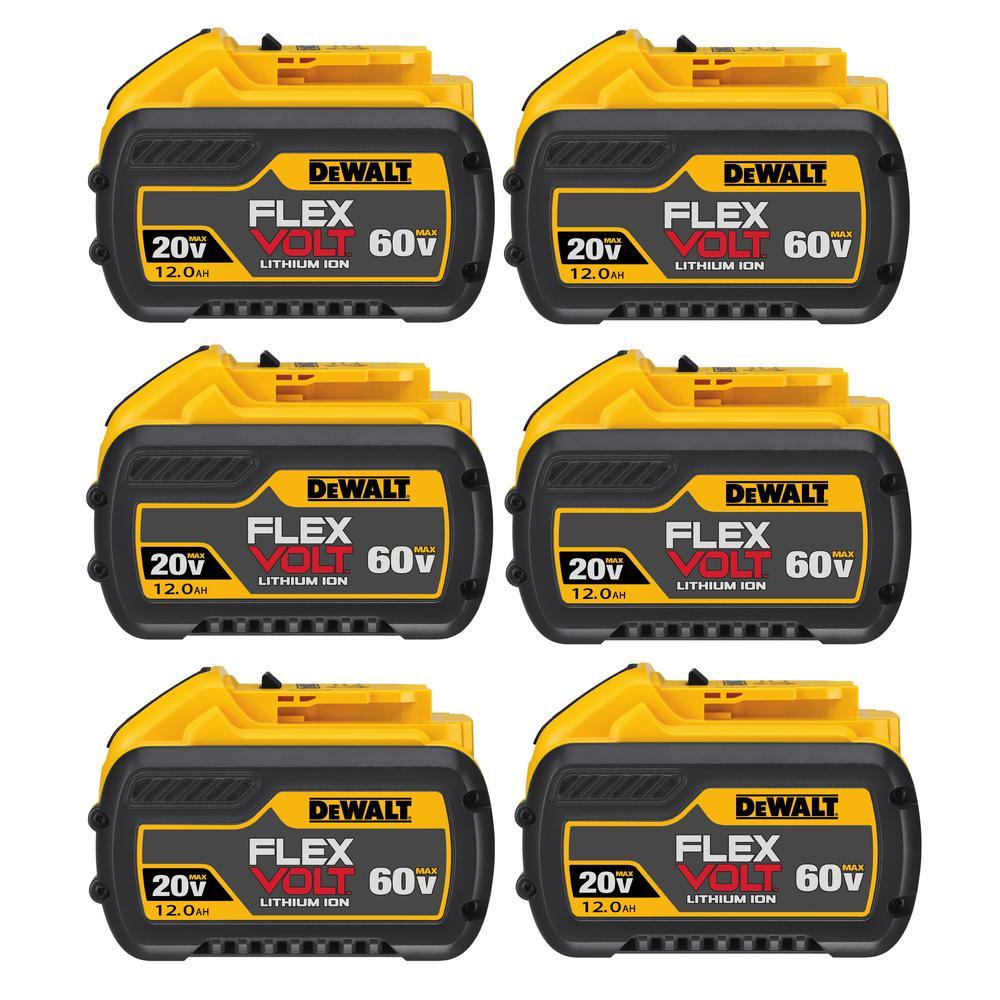 FLEXVOLT 20-Volt/60-Volt MAX Lithium-Ion 6.0Ah Battery Pack (8-Pack) - Super Arbor