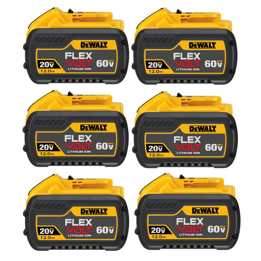 FLEXVOLT 20-Volt/60-Volt MAX Lithium-Ion 6.0Ah Battery Pack (2-Pack)
