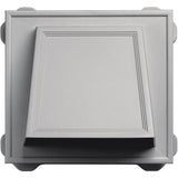 6 in. Hooded Siding Vent #030-Paintable - Super Arbor