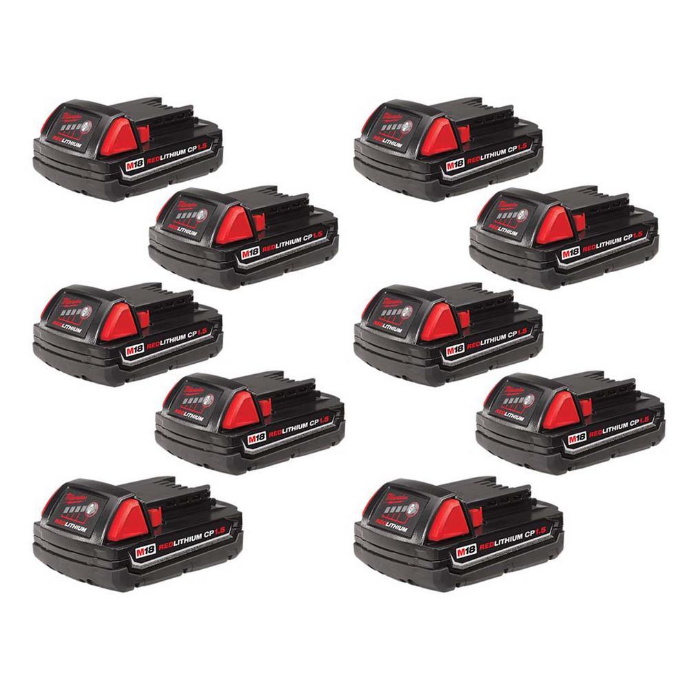 M18 18-Volt Lithium-Ion Compact Battery Pack 2.0Ah (8-Pack) - Super Arbor