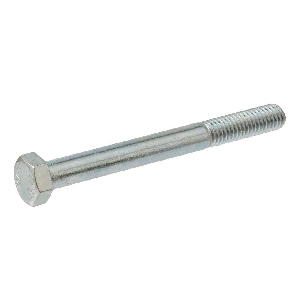 M10-1.25 x 60 mm Class 8.8 Zinc Plated Hex Bolt - Super Arbor