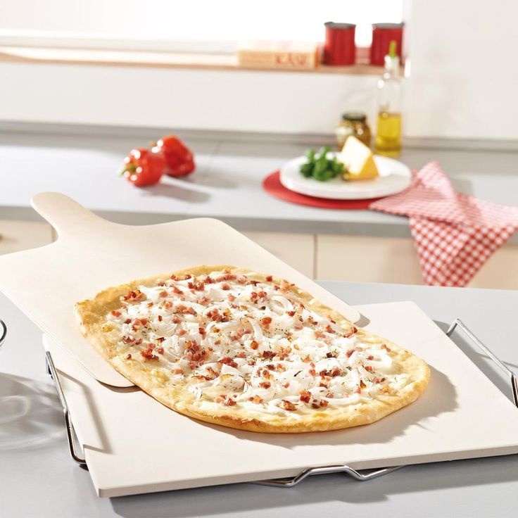 Pizza Stone Square with Spatula