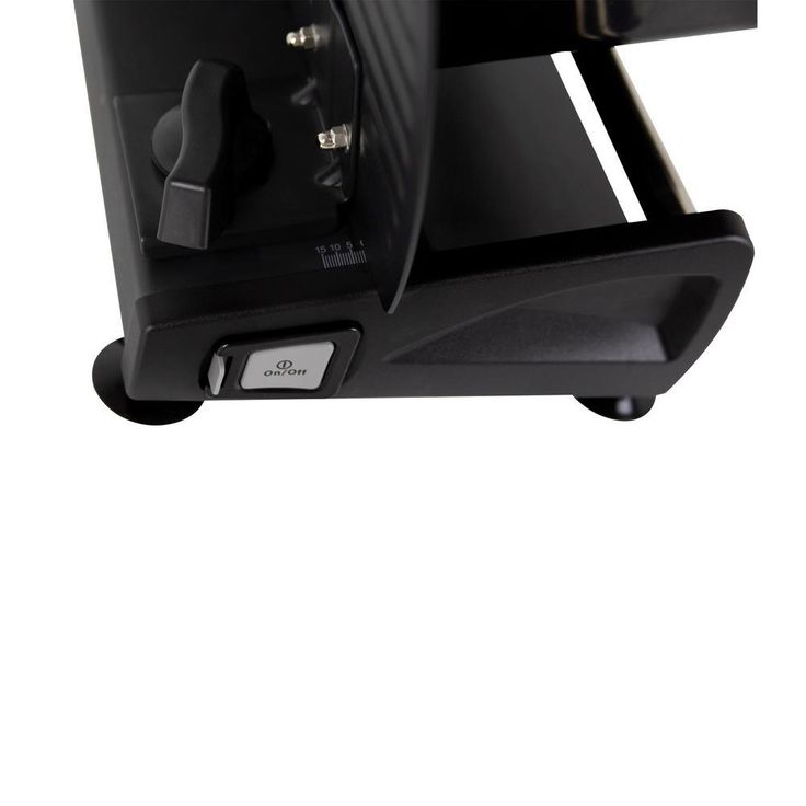 200 W Black Professional Food Slicer