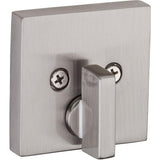 Downtown Satin Nickel Single Cylinder Deadbolt featuring SmartKey Security with Microban Antimicrobial Technology - Super Arbor