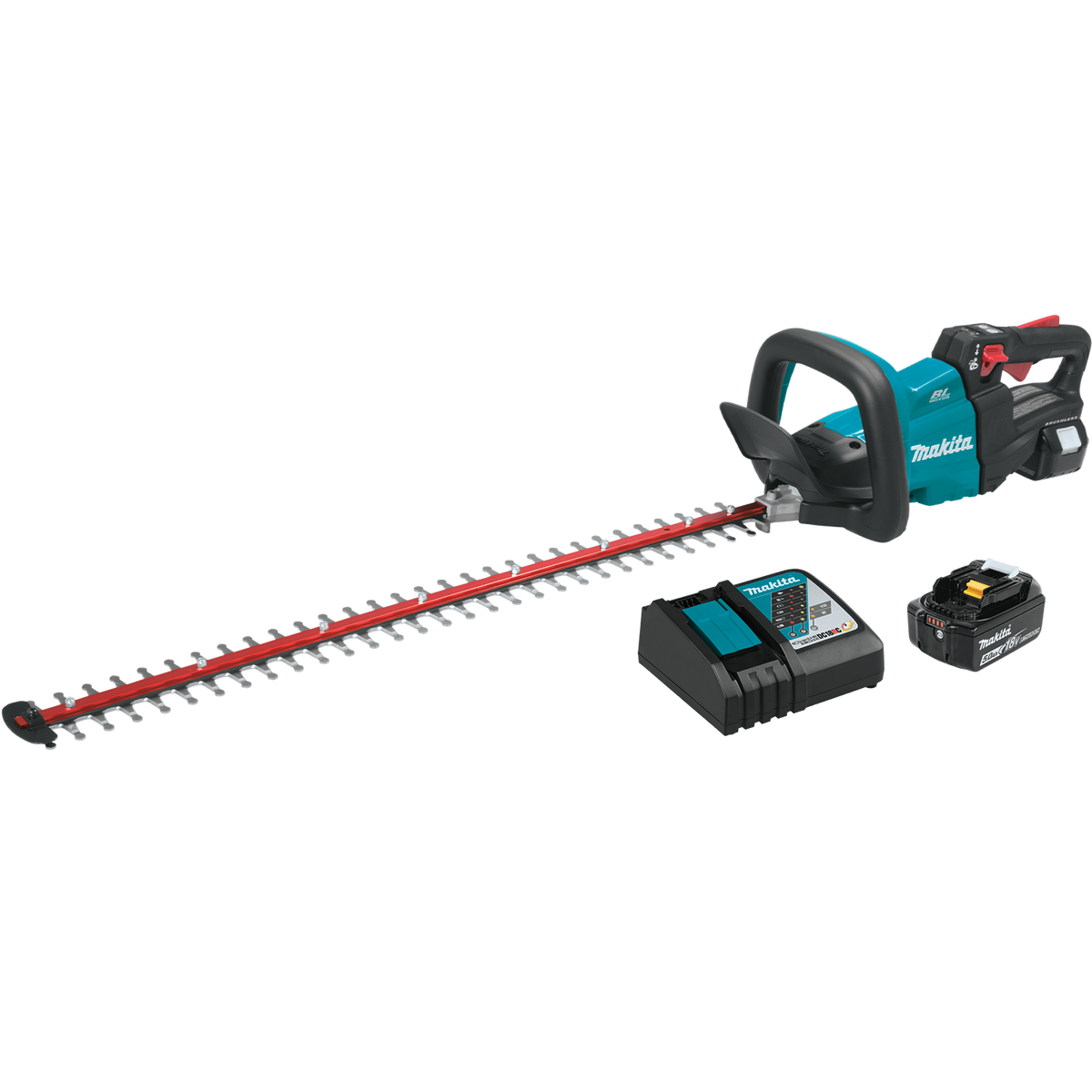Makita 18V LXT Brushless Cordless 30 in. Hedge Trimmer Kit with 5.0Ah Battery (XHU08T)