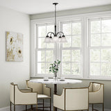 Project Source Fallsbrook 5-Light Brushed Nickel Traditional Chandelier - Super Arbor