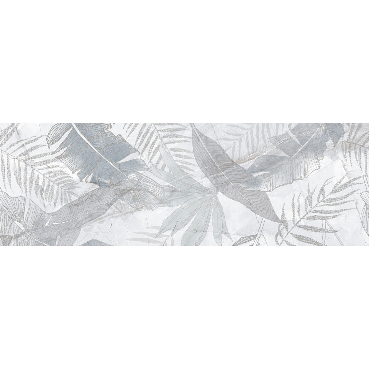 Apollo Tile Strata White and Gray 16-in x 47-in Multi-finish Ceramic Wall Tile product image