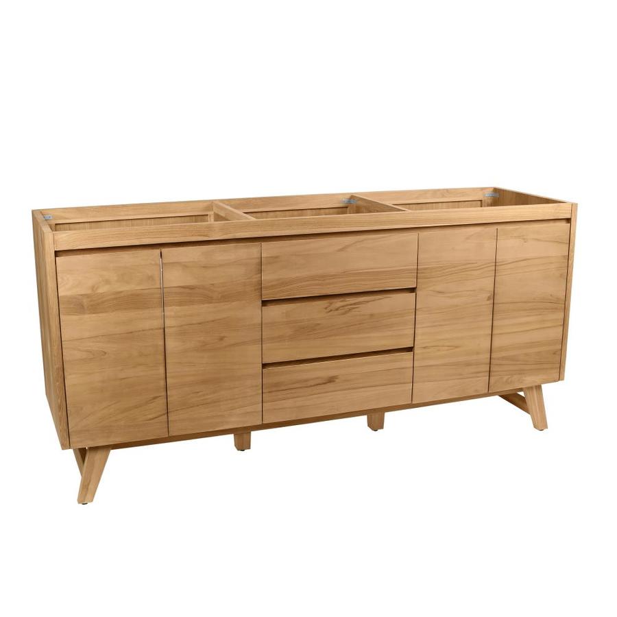 Avanity Coventry 72-in Gray Teak Bathroom Vanity Cabinet - Super Arbor