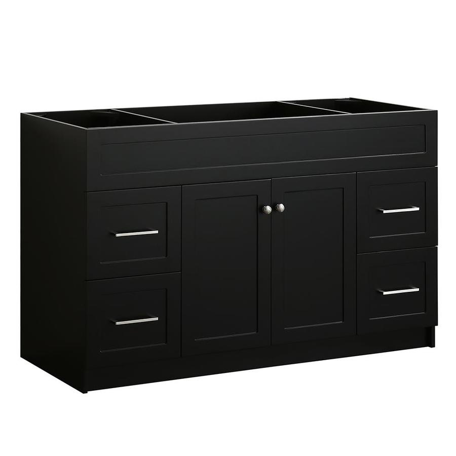 ARIEL Hamlet 54-in White Bathroom Vanity Cabinet - Super Arbor