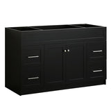 ARIEL Hamlet 54-in White Bathroom Vanity Cabinet - Super Arbor